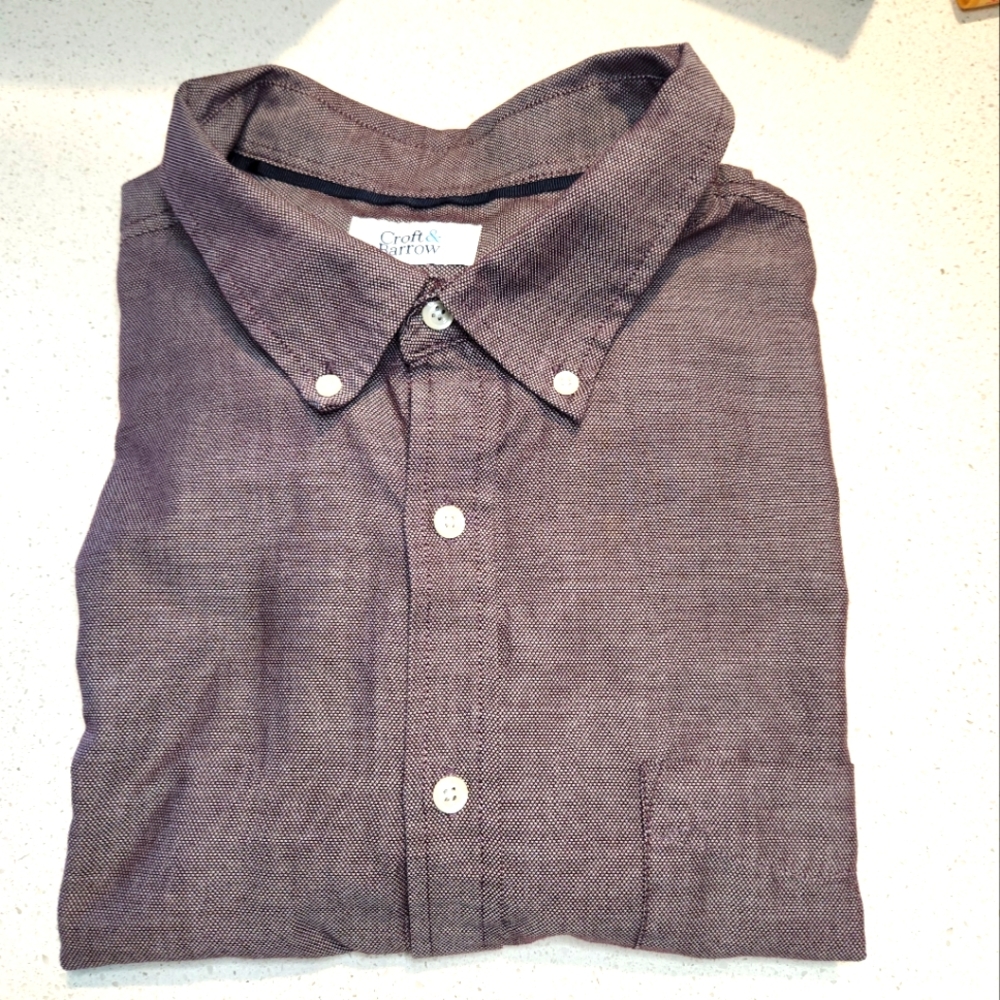 🍉 Croft & Barrow Mens Dress Shirt 2XB